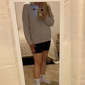 Grey Nike quarter zip up sweatshirt